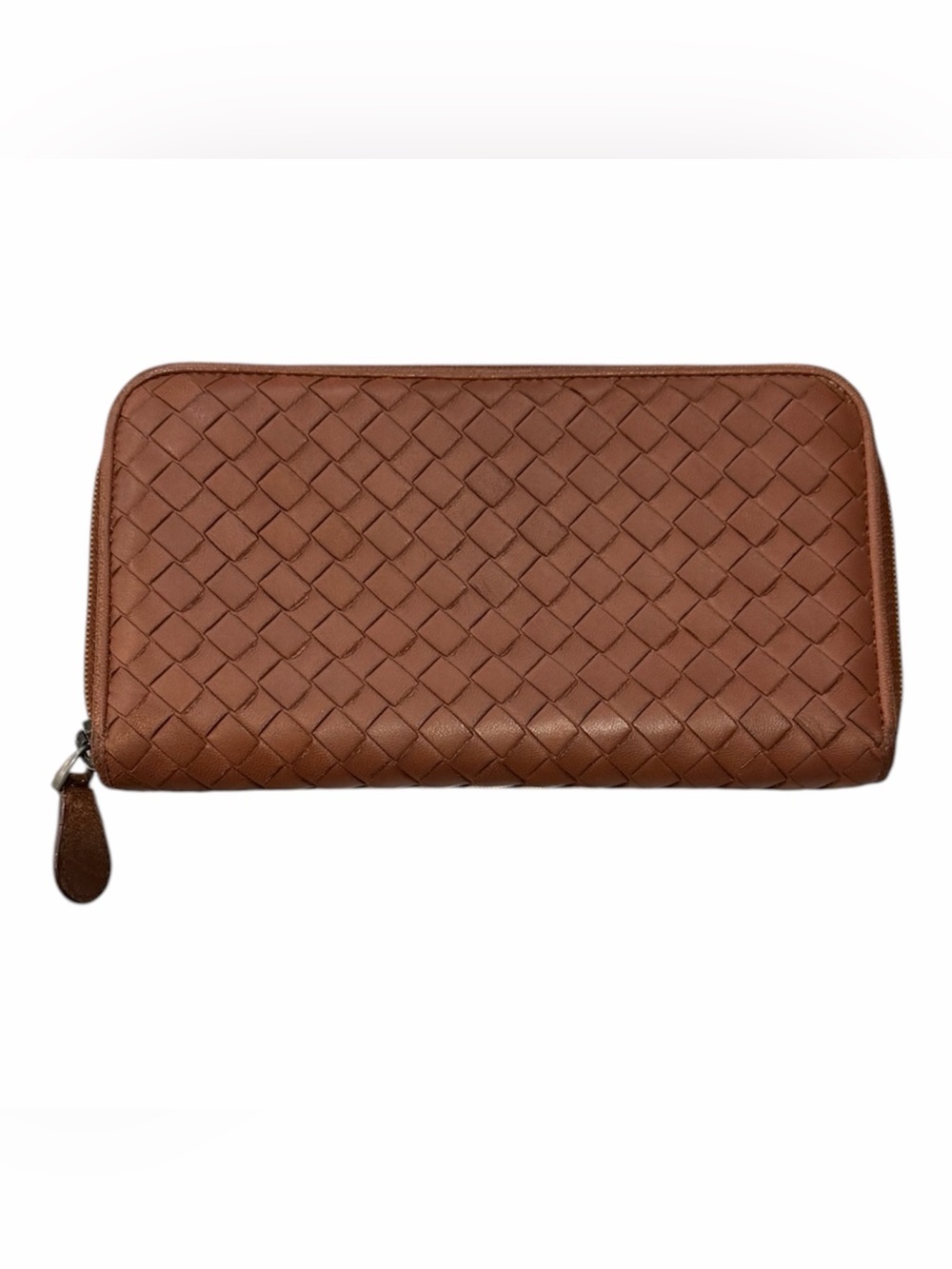 Bottega Veneta Intrecciato Nappa Zip Around Wallet